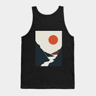 Sunset over the River Tank Top